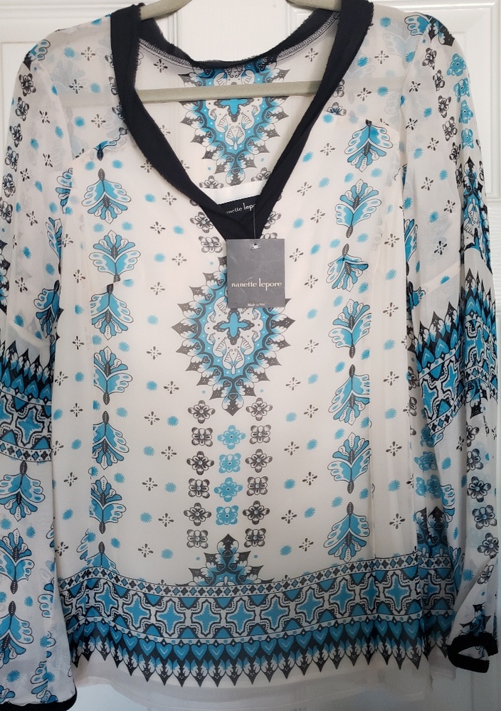 Nanette Lepore Silk Top Blouse